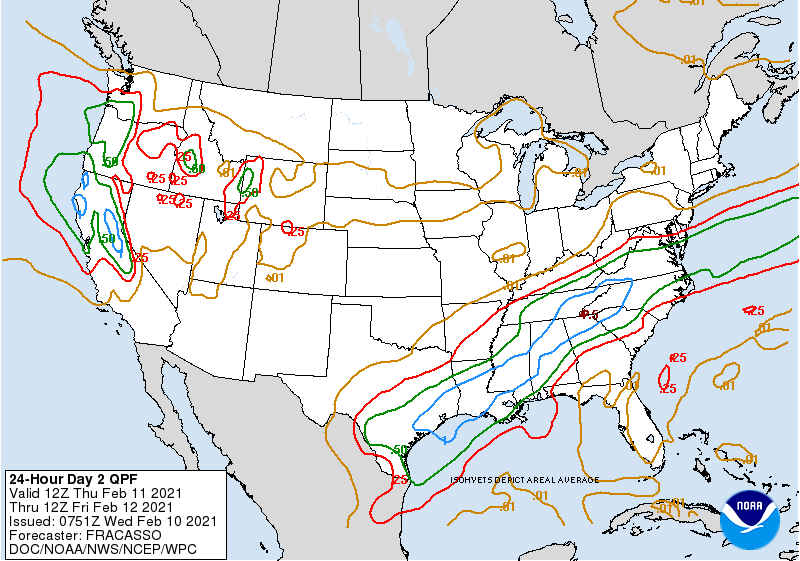 24-Hour Day 2 QPF
